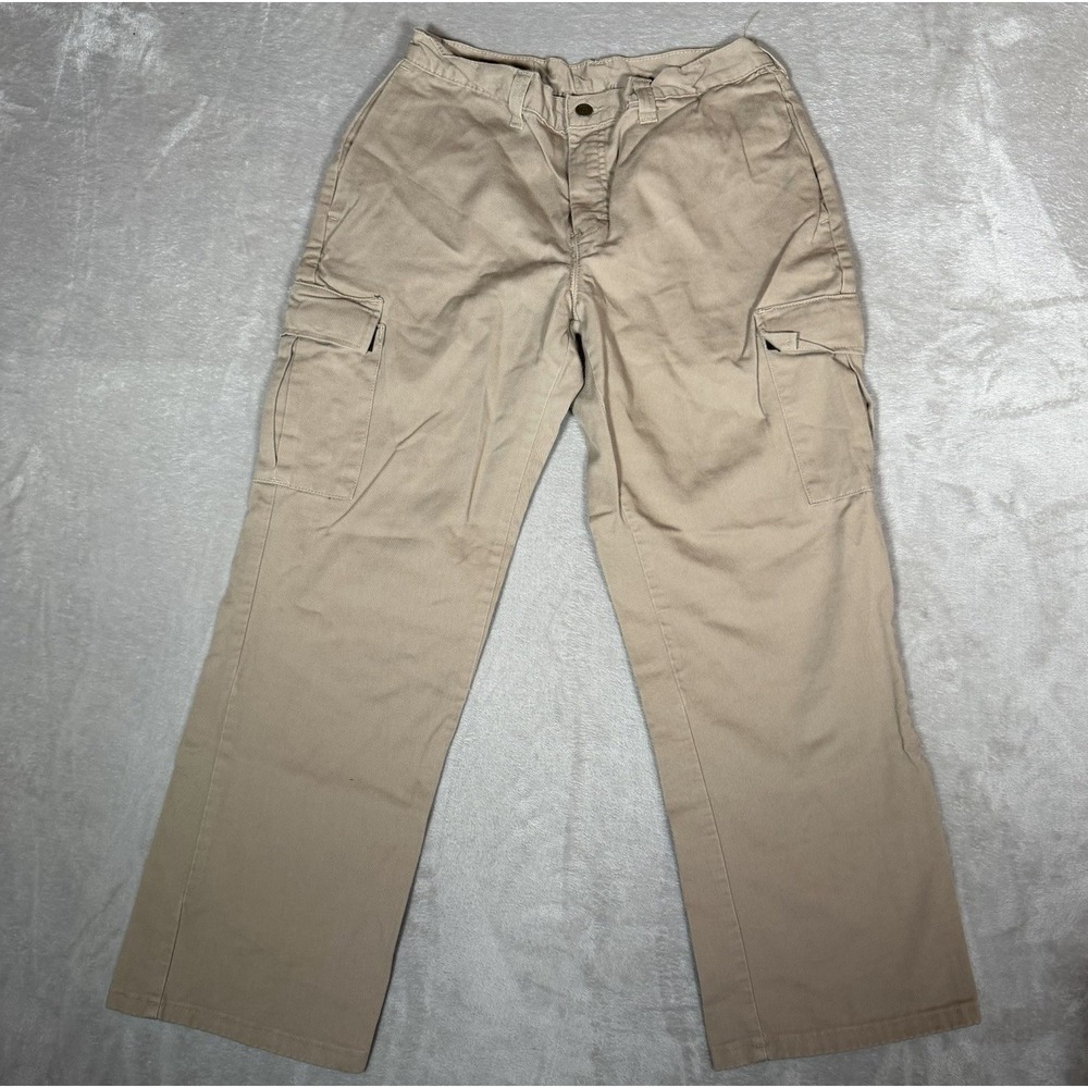 Riverside Men Westex UltraSoft FR Tan Cargo Work Pants 36x31 6C5FR.8.R